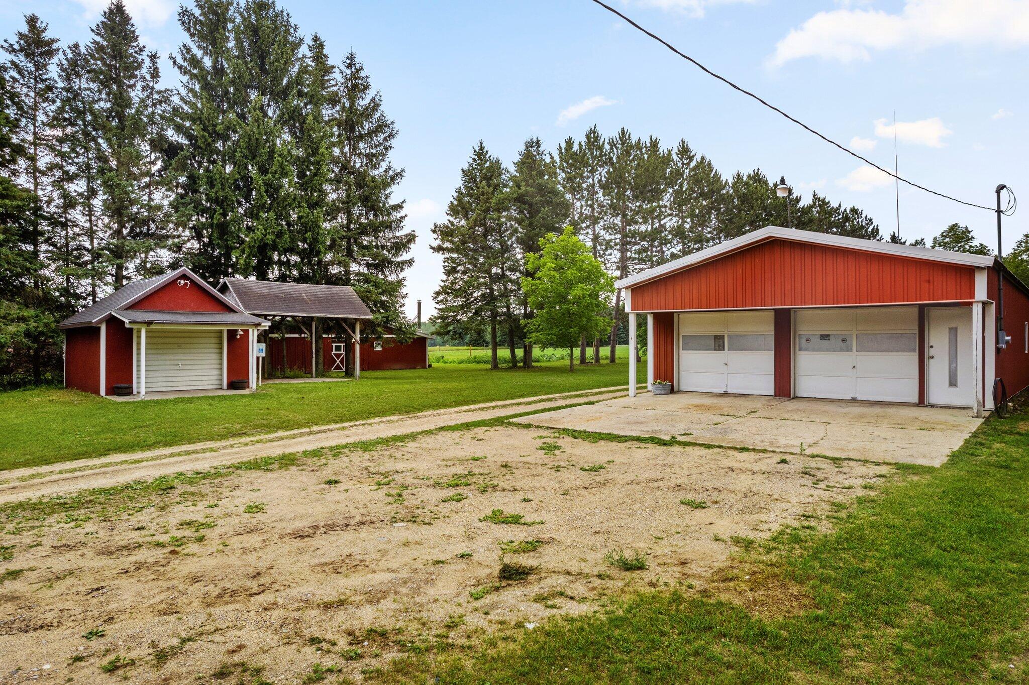 4561 North Blaisdell Road Merritt, MI 49667 - Photo 43 of 69 2-Car Garage w/Workshop & Storage