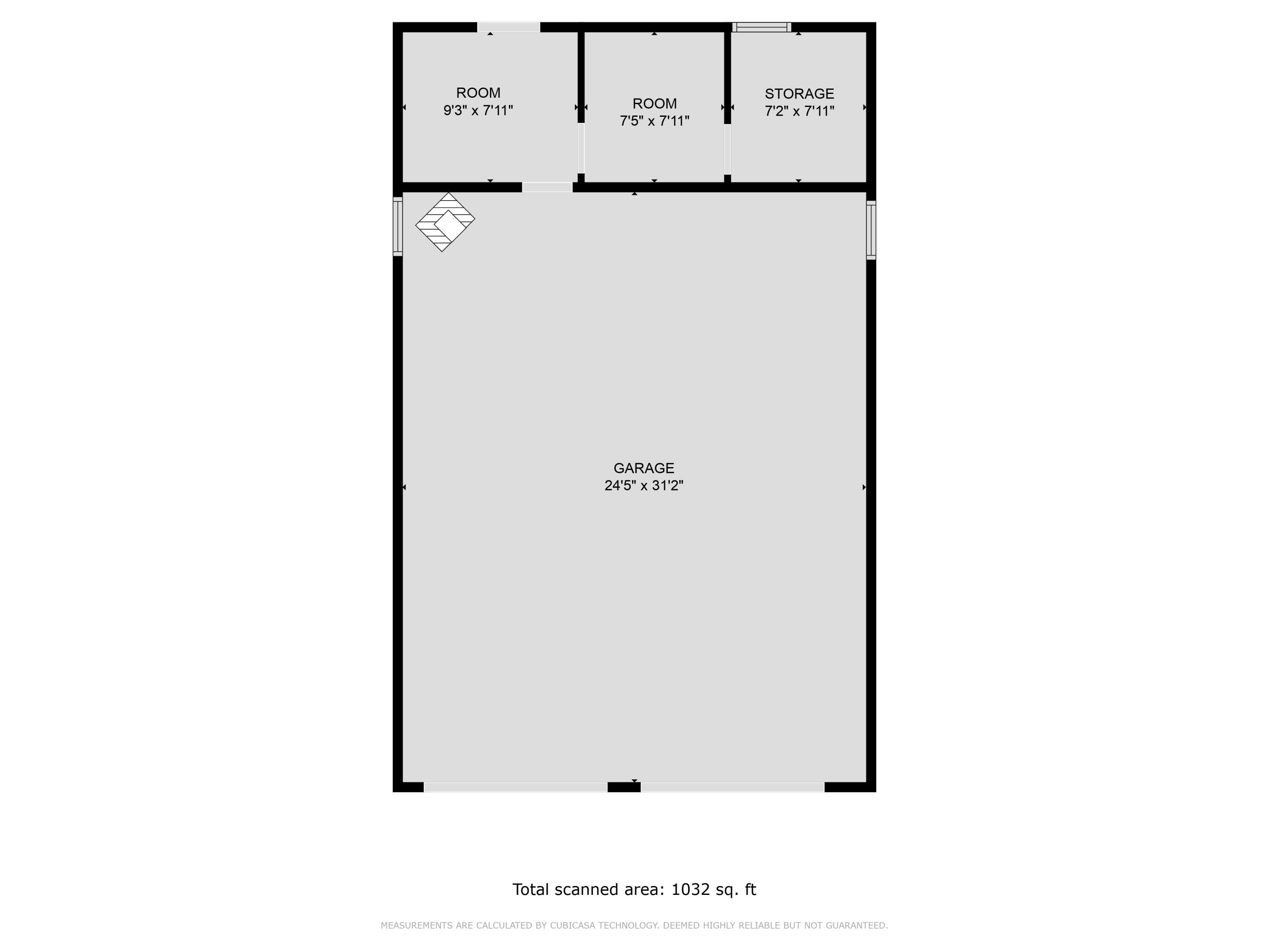 4561 North Blaisdell Road Merritt, MI 49667 - Photo 68 of 69 2-Car Garage w/Storage