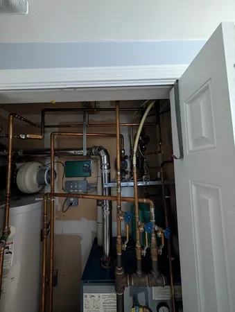 a view of storage and utility room