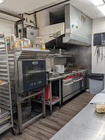 a close view of sink and stove