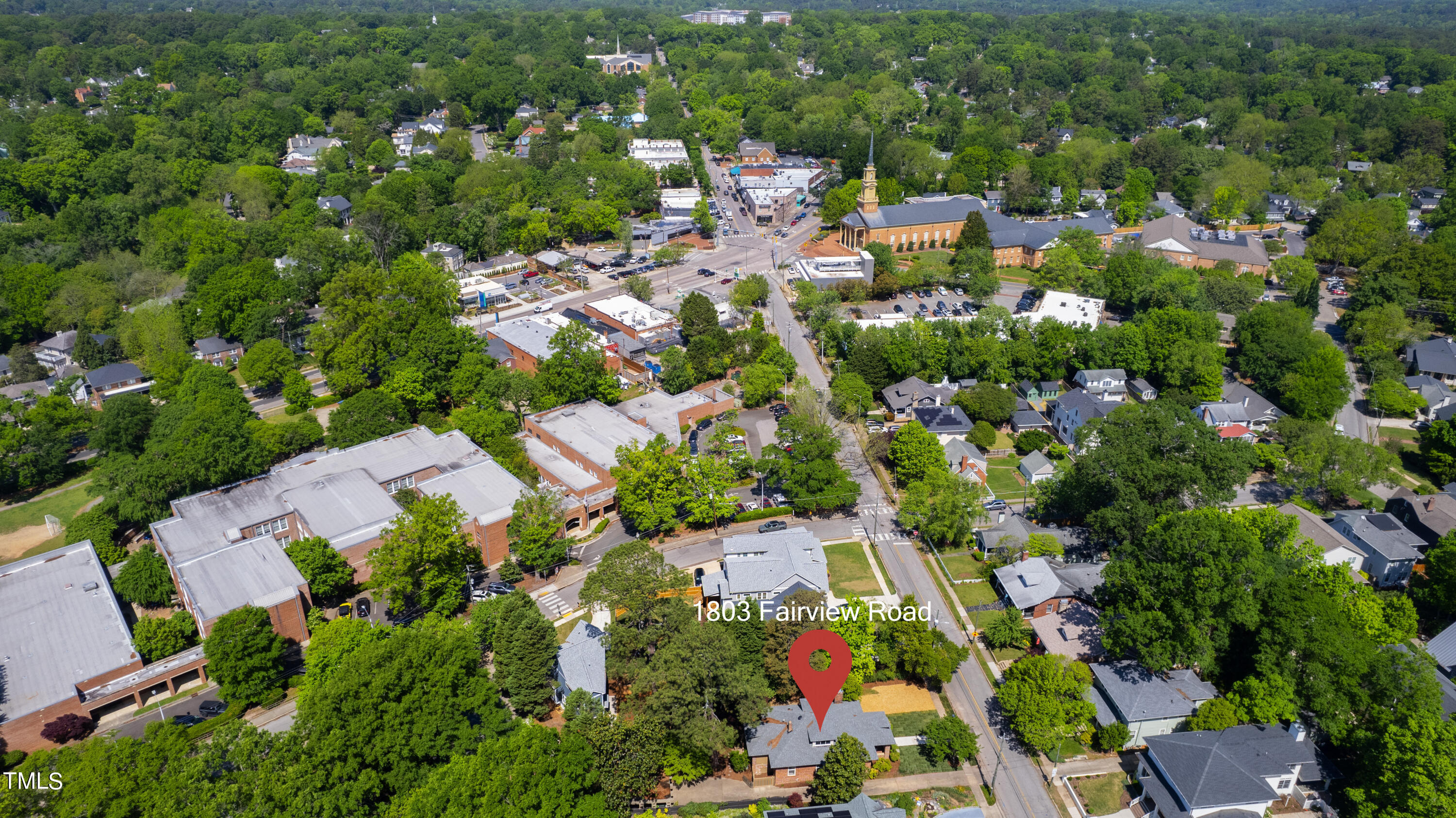 1803 Fairview Road Raleigh, NC 27608 - Photo 48 of 49 a view of a city