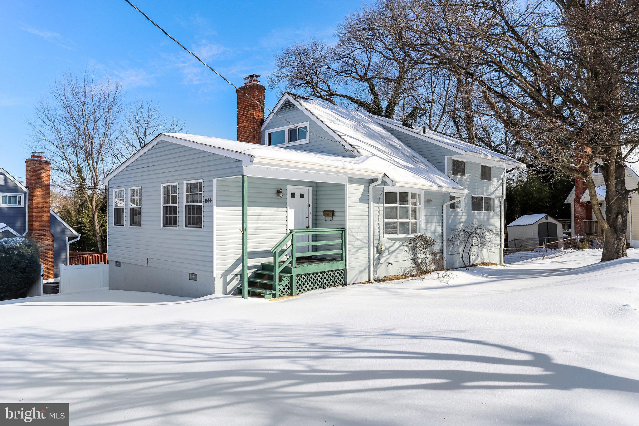 841 Bowie Road Rockville, MD 20852 - Photo 17 of 18 a view of a house with a garden and pathway