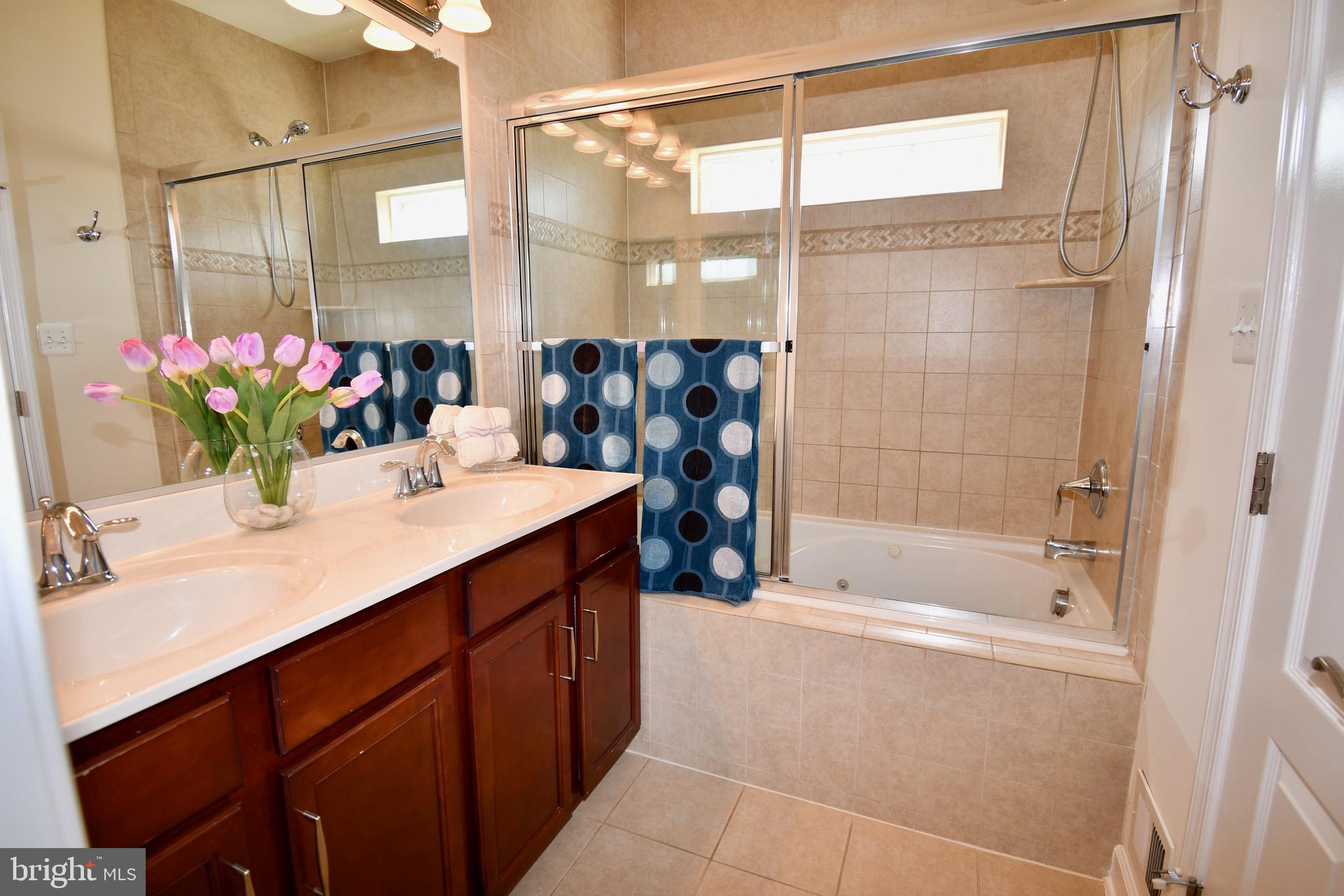 11665 Leesborough Circle Silver Spring, MD 20902 - Photo 67 of 82 a bathroom with a tub shower sink and mirror