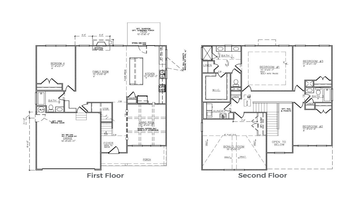 510 Pontoon Road Huger, SC 29450 - Photo 74 of 74 Forrester Floorplan 7_13_20