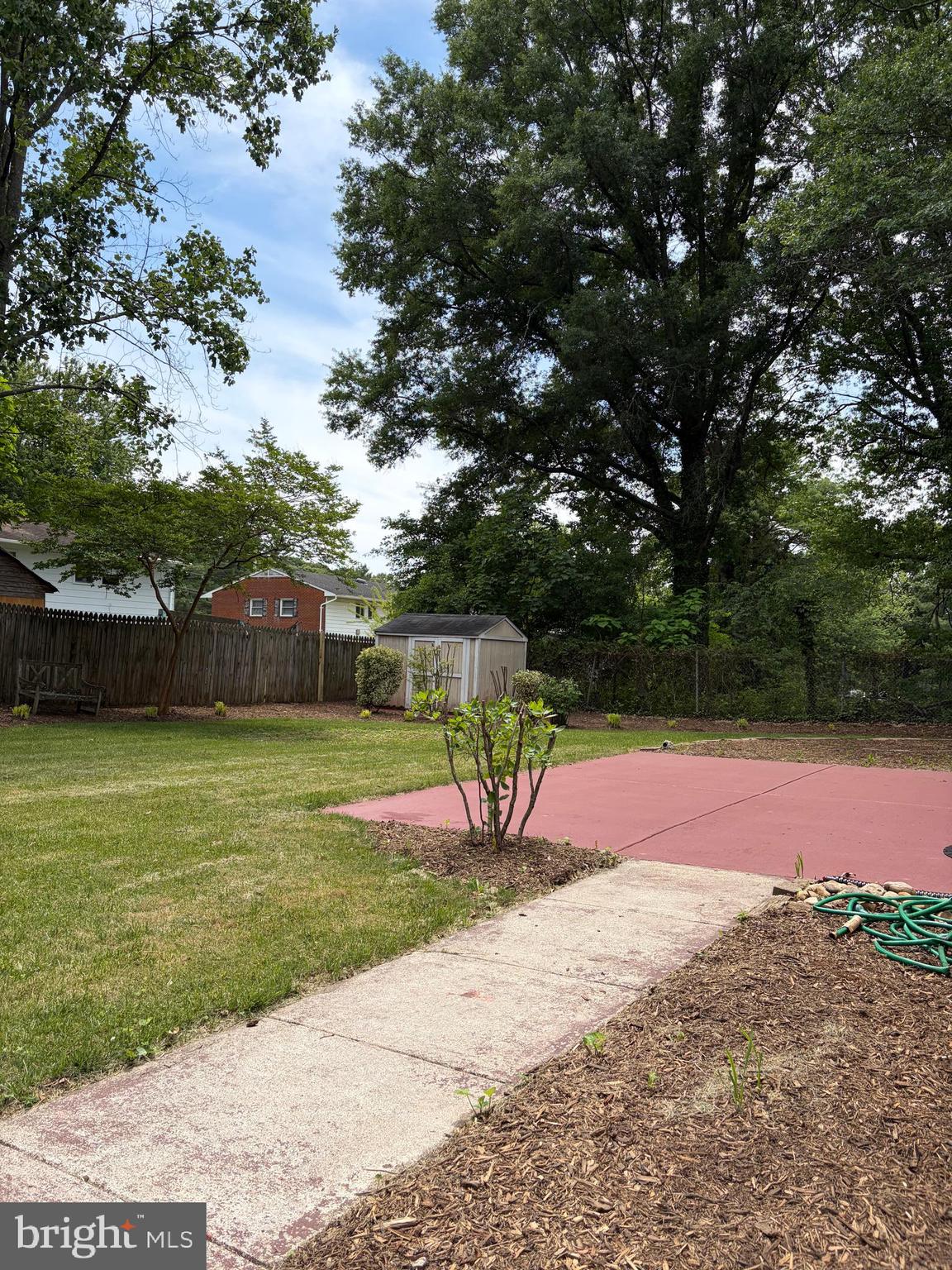 6711 Greendale Road Alexandria, VA 22310 - Photo 20 of 35 Fenced back yard with Shed
