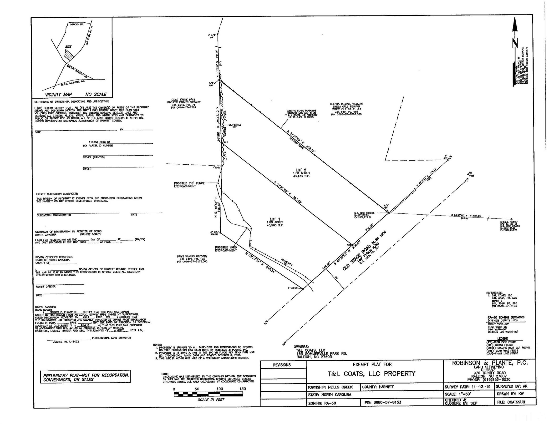 Lot 2 Old Stage Road Coats, NC 27521 - Photo 2 of 2 unknown