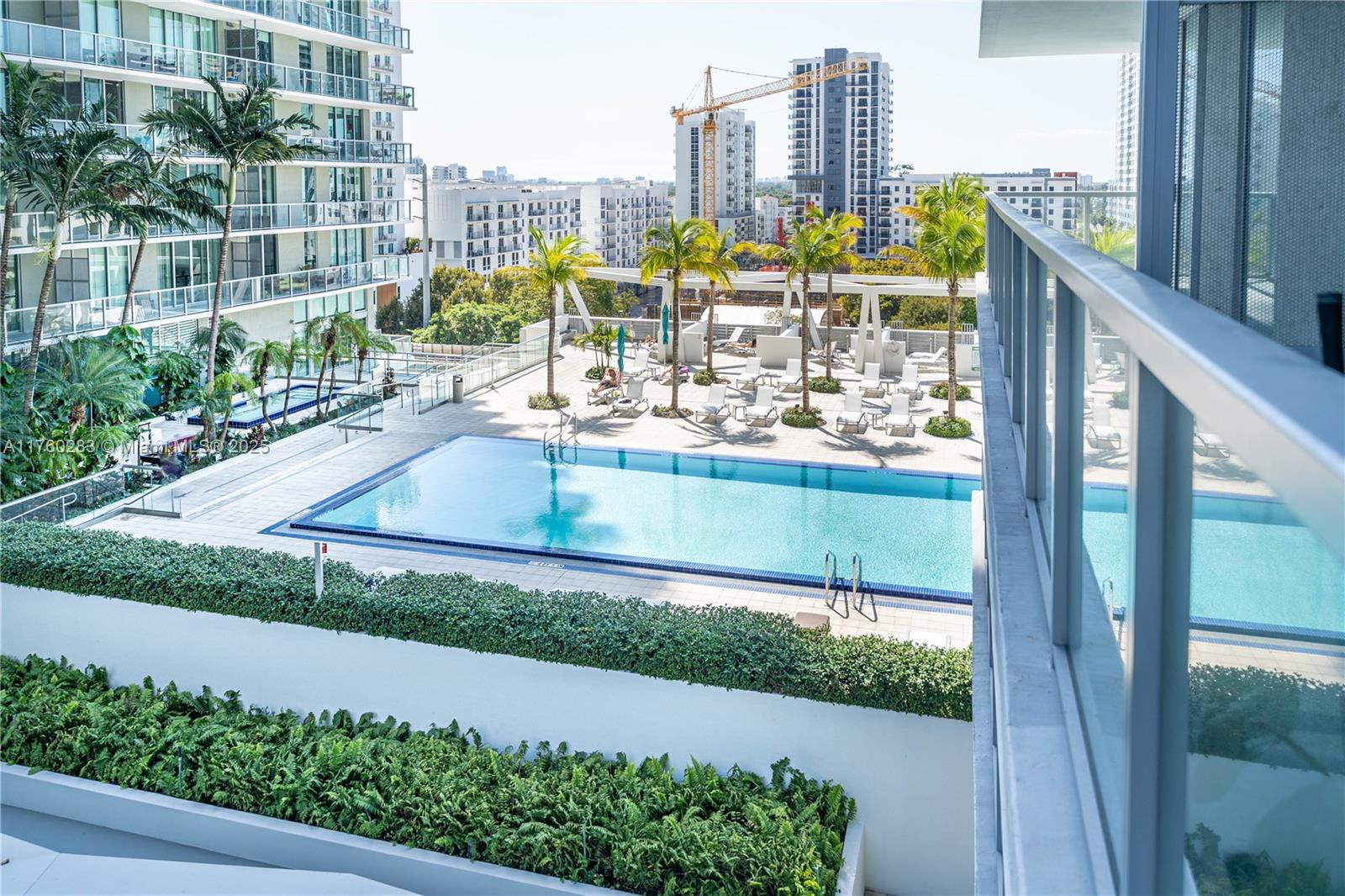1111 Southwest 1st Avenue, Unit 1115N Miami, FL 33130 - Photo 27 of 27 a view of a balcony with wooden floor