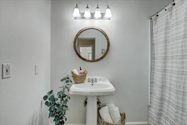 a view of a backyard of a house