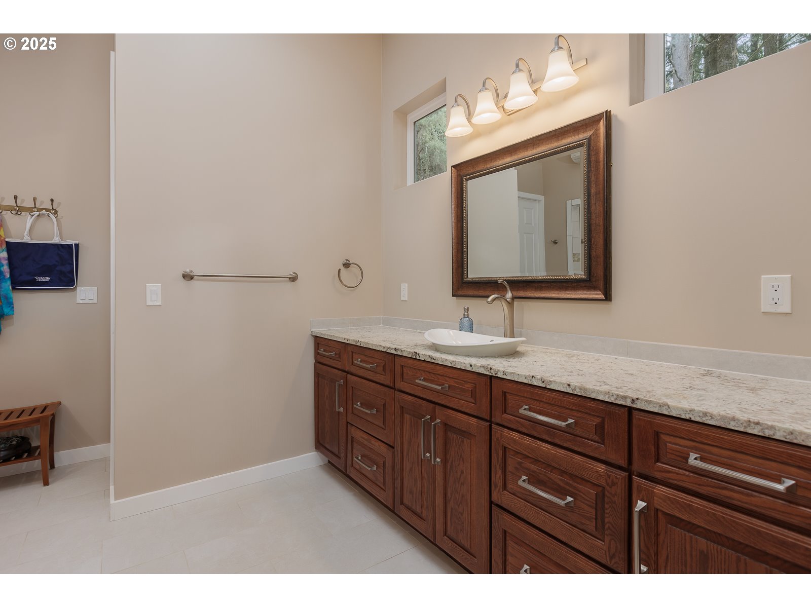 108 Sea Crest Court Otter Rock, OR 97369 - Photo 20 of 45 a bathroom with a sink and a mirror