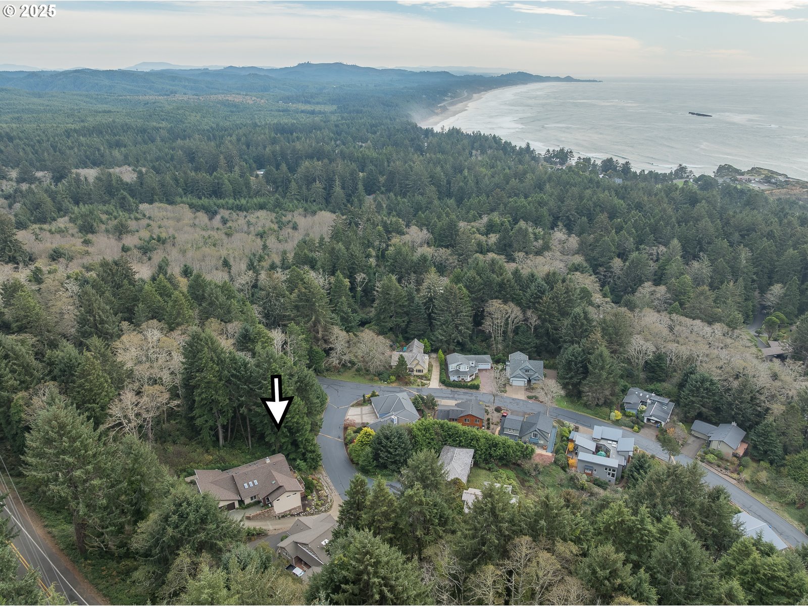 108 Sea Crest Court Otter Rock, OR 97369 - Photo 44 of 45 a view of a city with mountain
