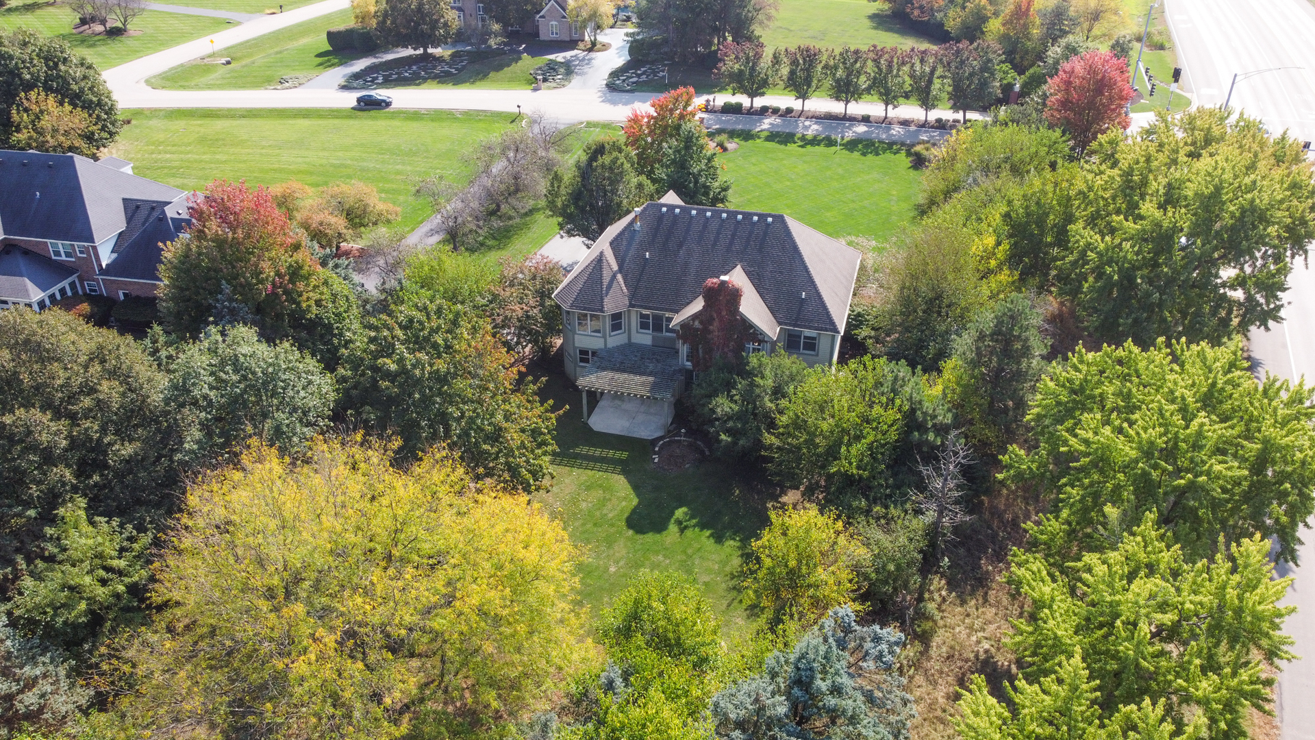 37-w004 Ridgewood Drive St. Charles, IL 60175 - Photo 40 of 44 a view of a garden with a lake view