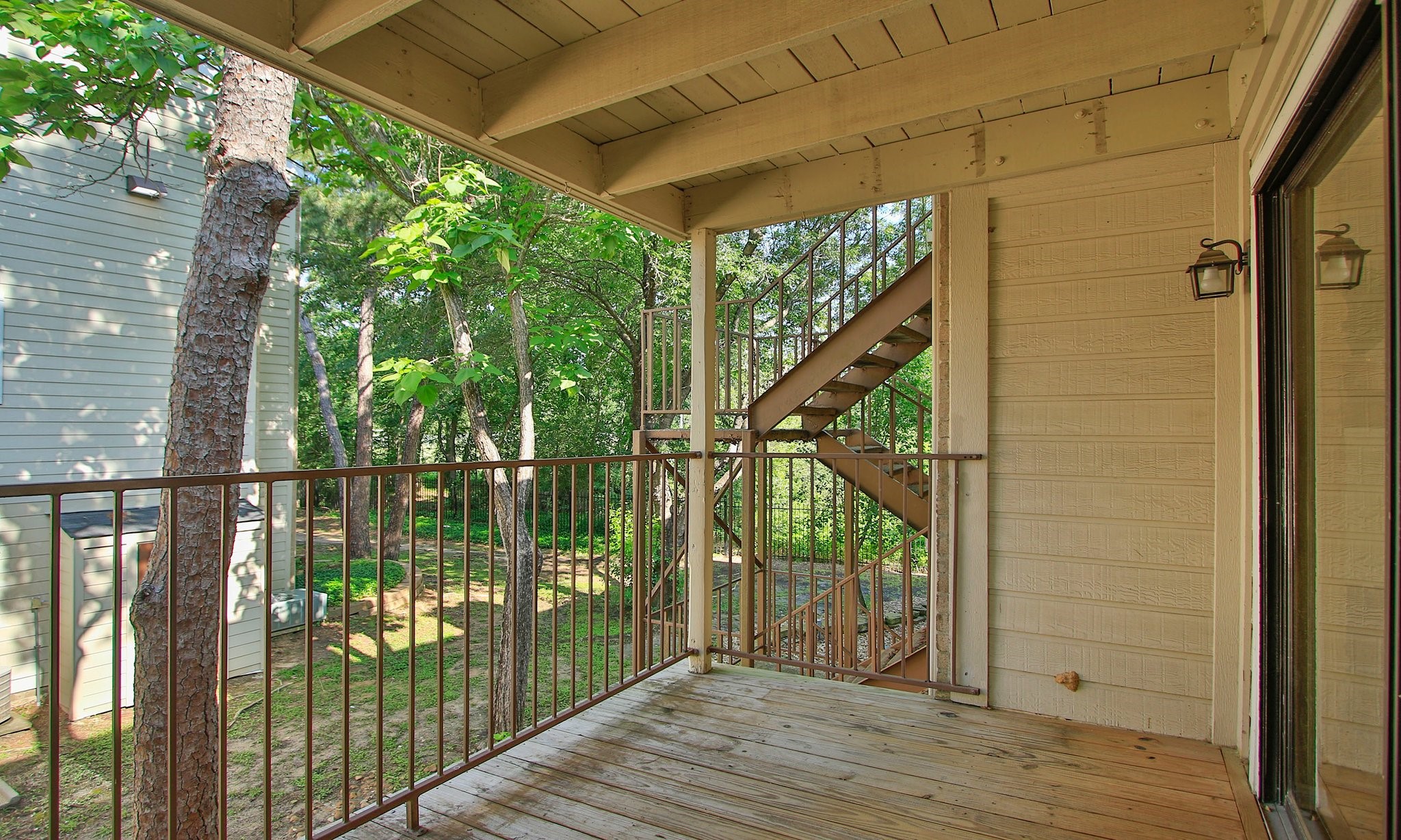 3500 Tangle Brush Drive, Unit 138 Spring, TX 77381 - Photo 20 of 28 a view of balcony with wooden floor