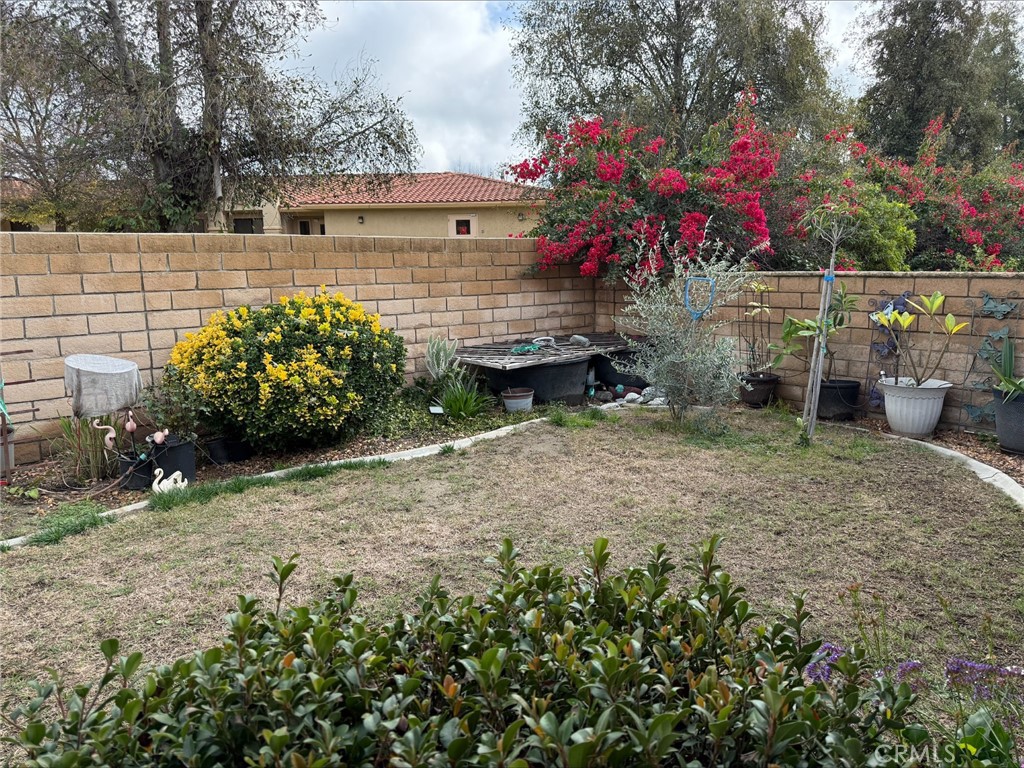 1114 Bottle Tree Way Hemet, CA 92545 - Photo 21 of 23 a view of a backyard with a house