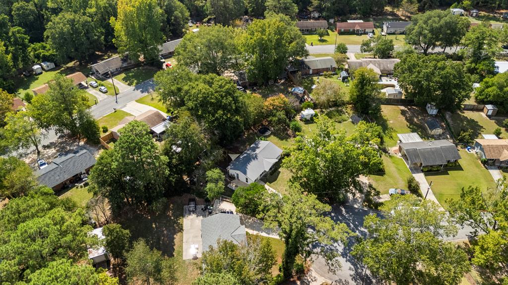 5422 Colony Drive Columbus, GA 31909 - Photo 29 of 32 an aerial view of residential houses with outdoor space and trees all around