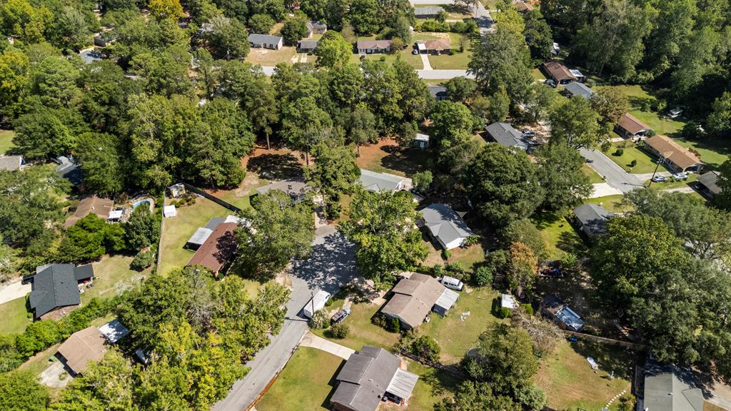 5422 Colony Drive Columbus, GA 31909 - Photo 30 of 32 an aerial view of residential house with parking and yard