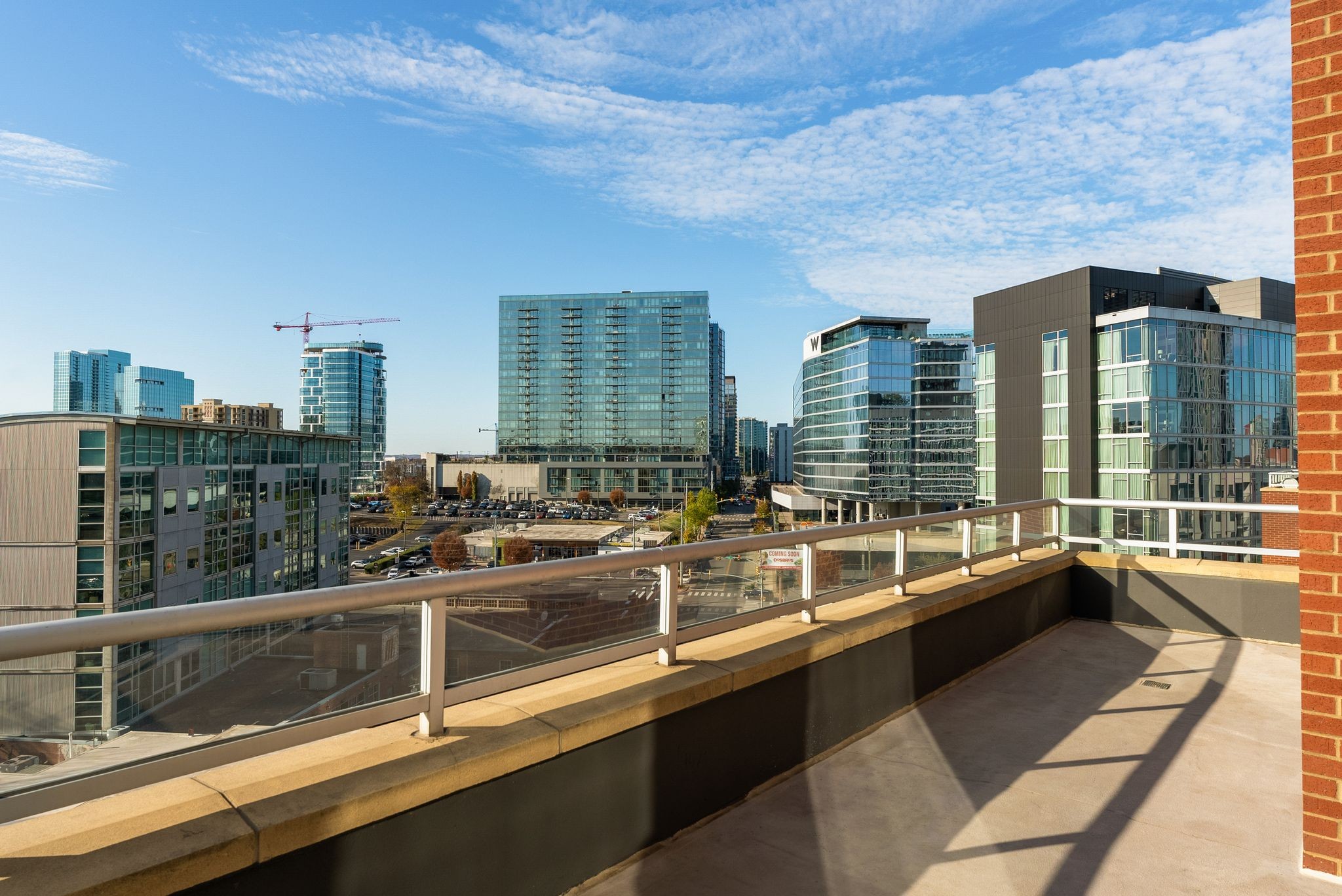 600 12th Avenue South, Unit 829 Nashville, TN 37203 - Photo 17 of 32 a view of a city from a balcony