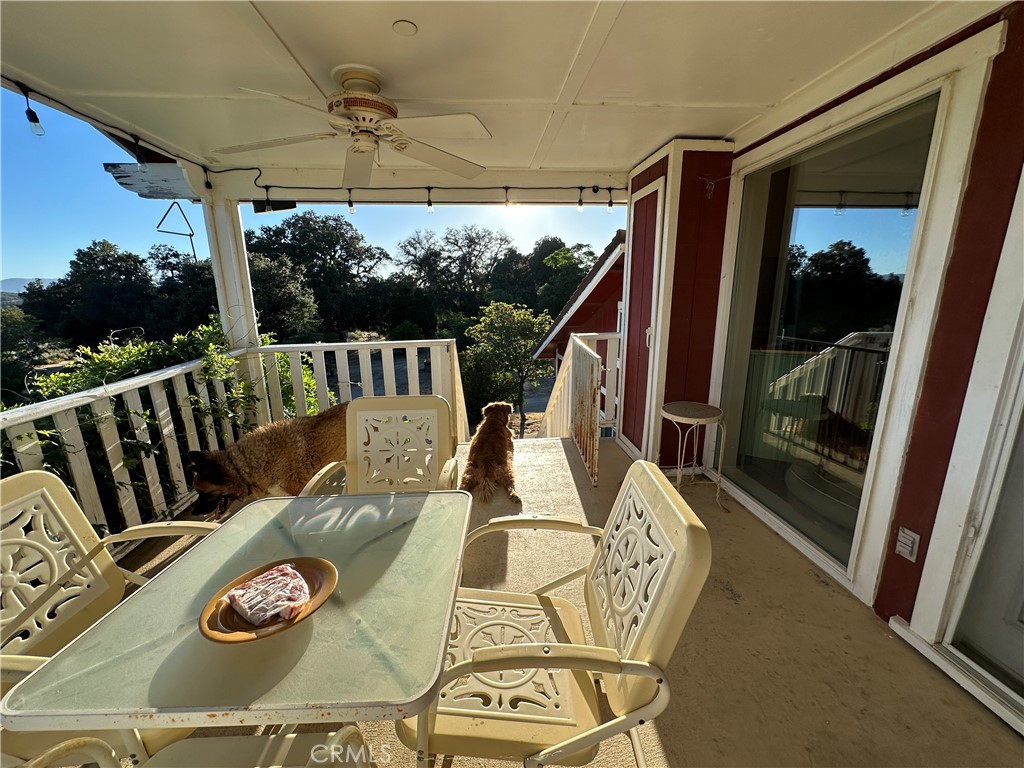 29820 Chihuahua Valley Road Warner Springs, CA 92086 - Photo 33 of 75 a view of balcony with furniture and garden