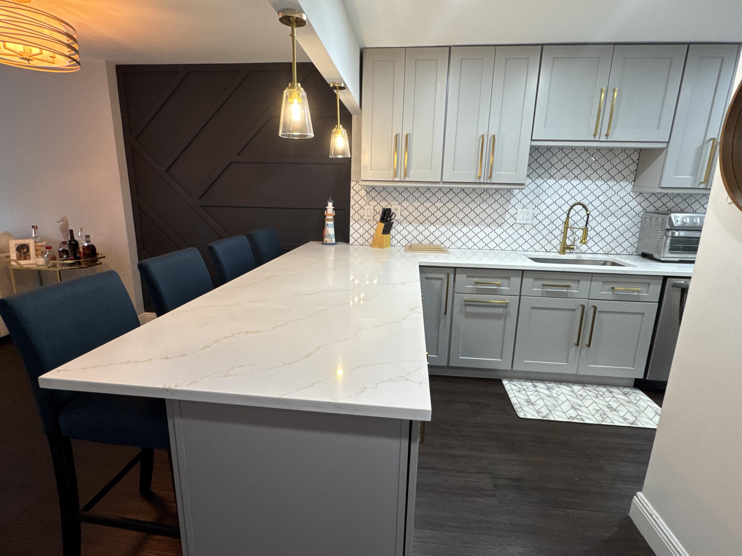 6 Royal Palm Way, Unit 202 Boca Raton, FL 33432 - Photo 16 of 29 a kitchen with a sink a stove and cabinets