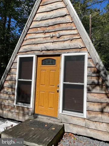a view of a house with a door