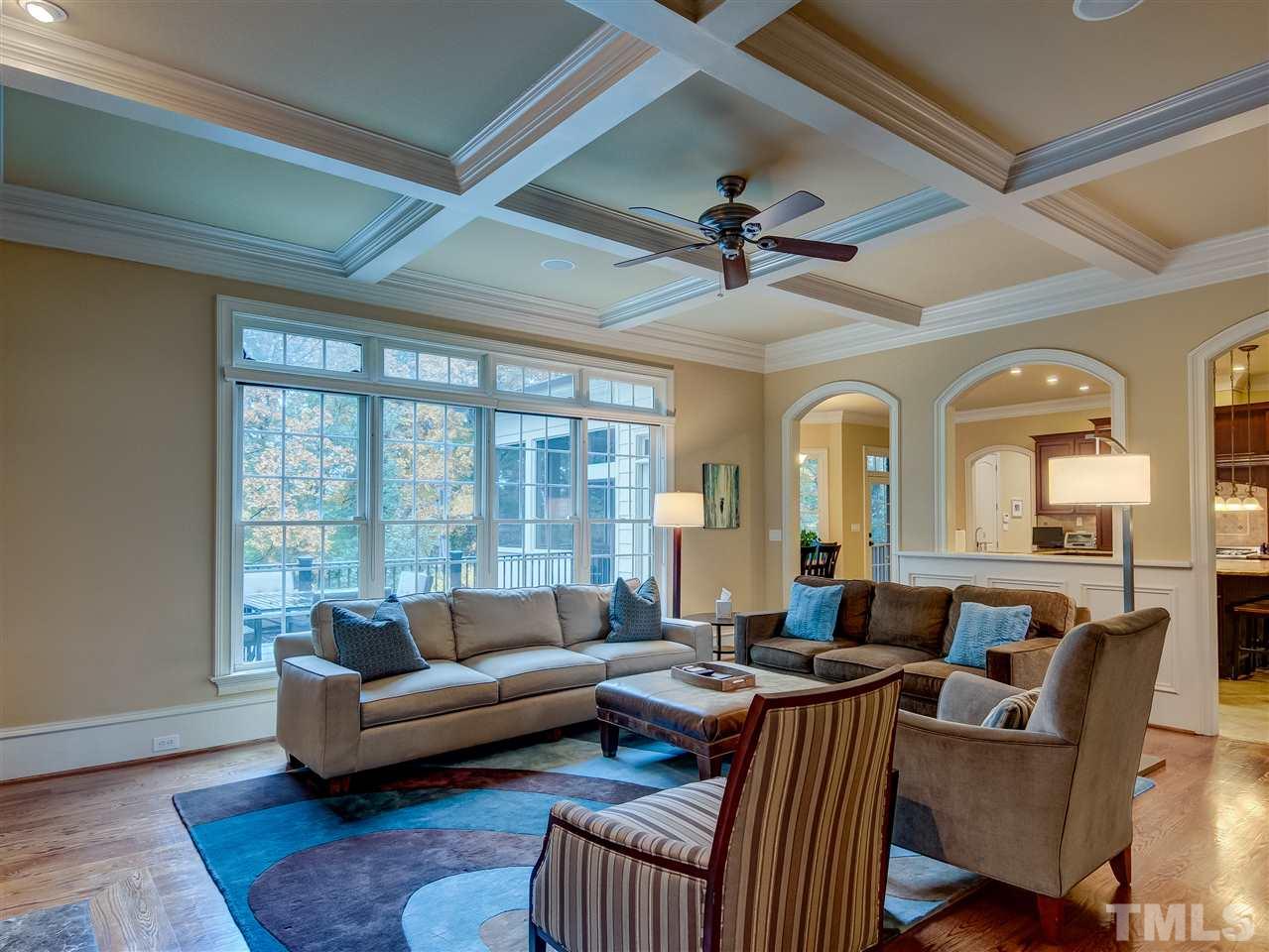 1908 Ridge Road Raleigh, NC 27607 - Photo 11 of 30 a living room with furniture a fireplace and a potted plant