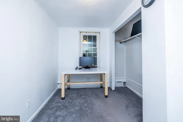 a view of workspace with window