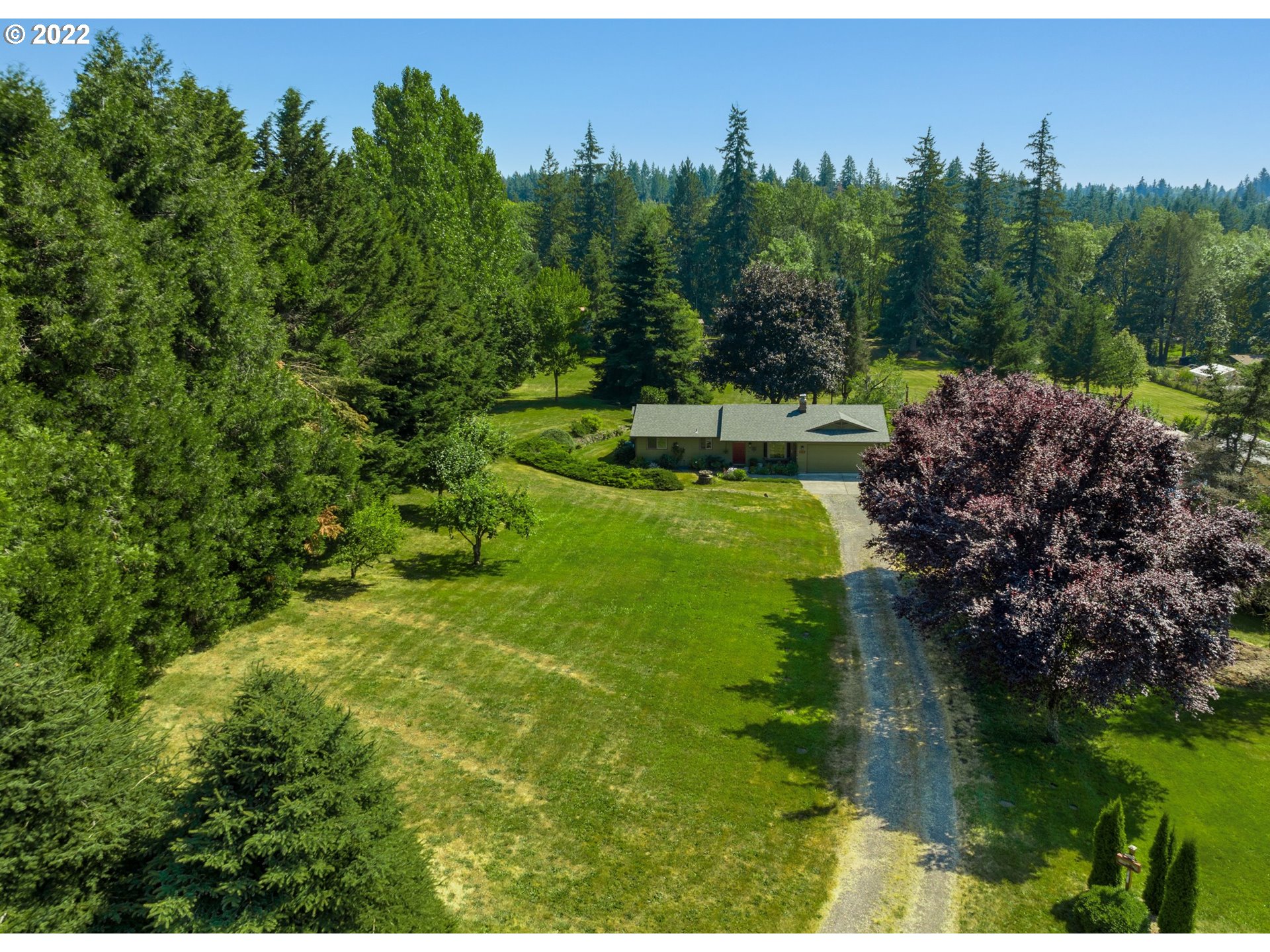 22913 Northeast 16th Street Camas, WA 98607 - Photo 31 of 32 a view of a garden with an trees