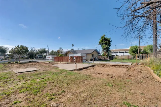 a view of a town with barn house