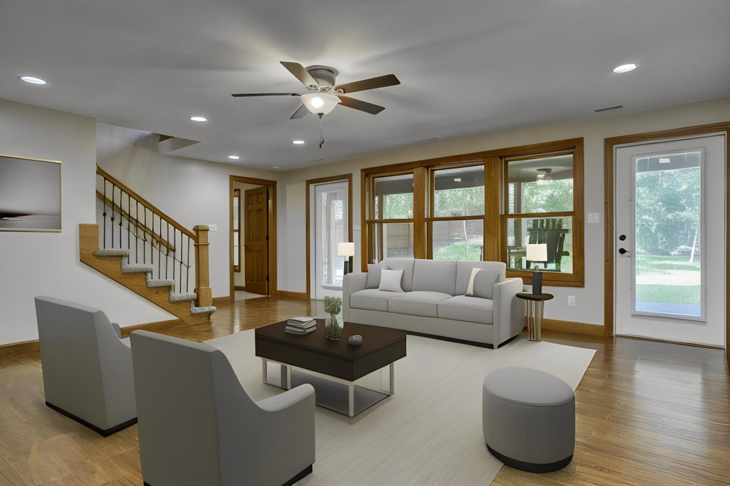 8468 Old Oak Drive Demotte, IN 46310 - Photo 21 of 35 a living room with furniture and a large window