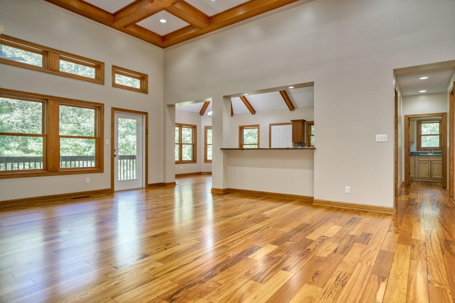 8468 Old Oak Drive Demotte, IN 46310 - Photo 4 of 35 a view of an entryway with wooden floor and a kitchen