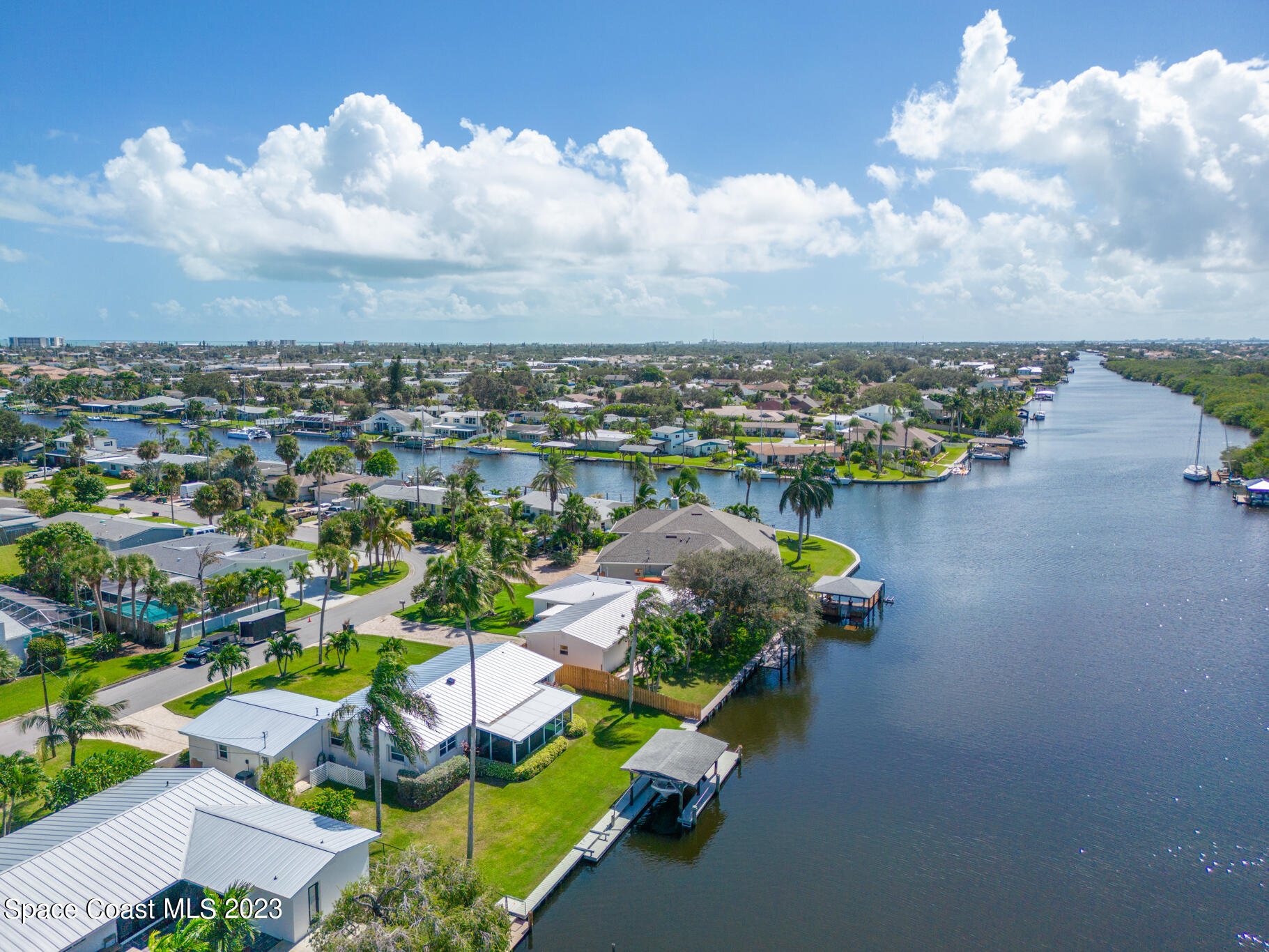 209 River Road Satellite Beach, FL 32937 - Photo 58 of 86 an aerial view of multiple house