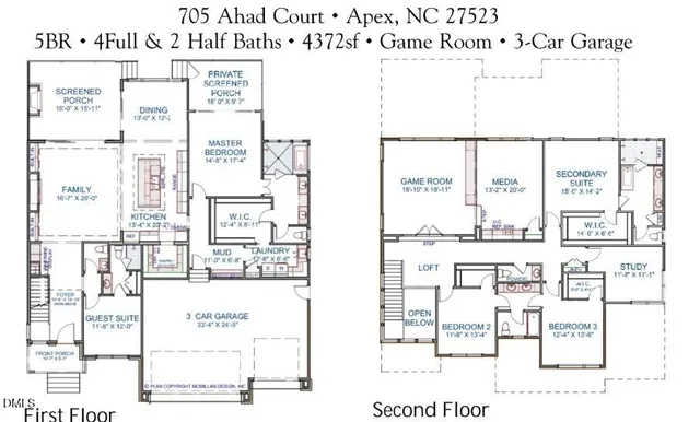$1,695,000 | 705 Ahad Court, Apex, NC 27523