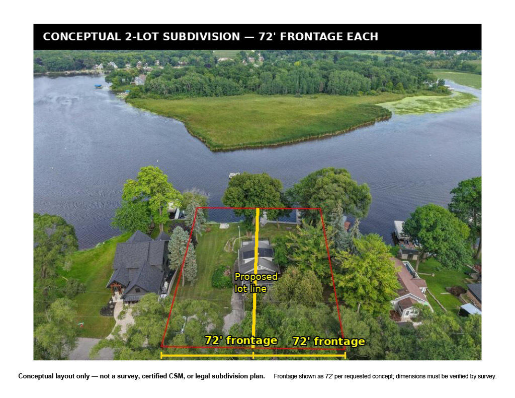 5725 East Peninsula Road Waterford, WI 53185 - Photo 4 of 42 Potential Lot Lines