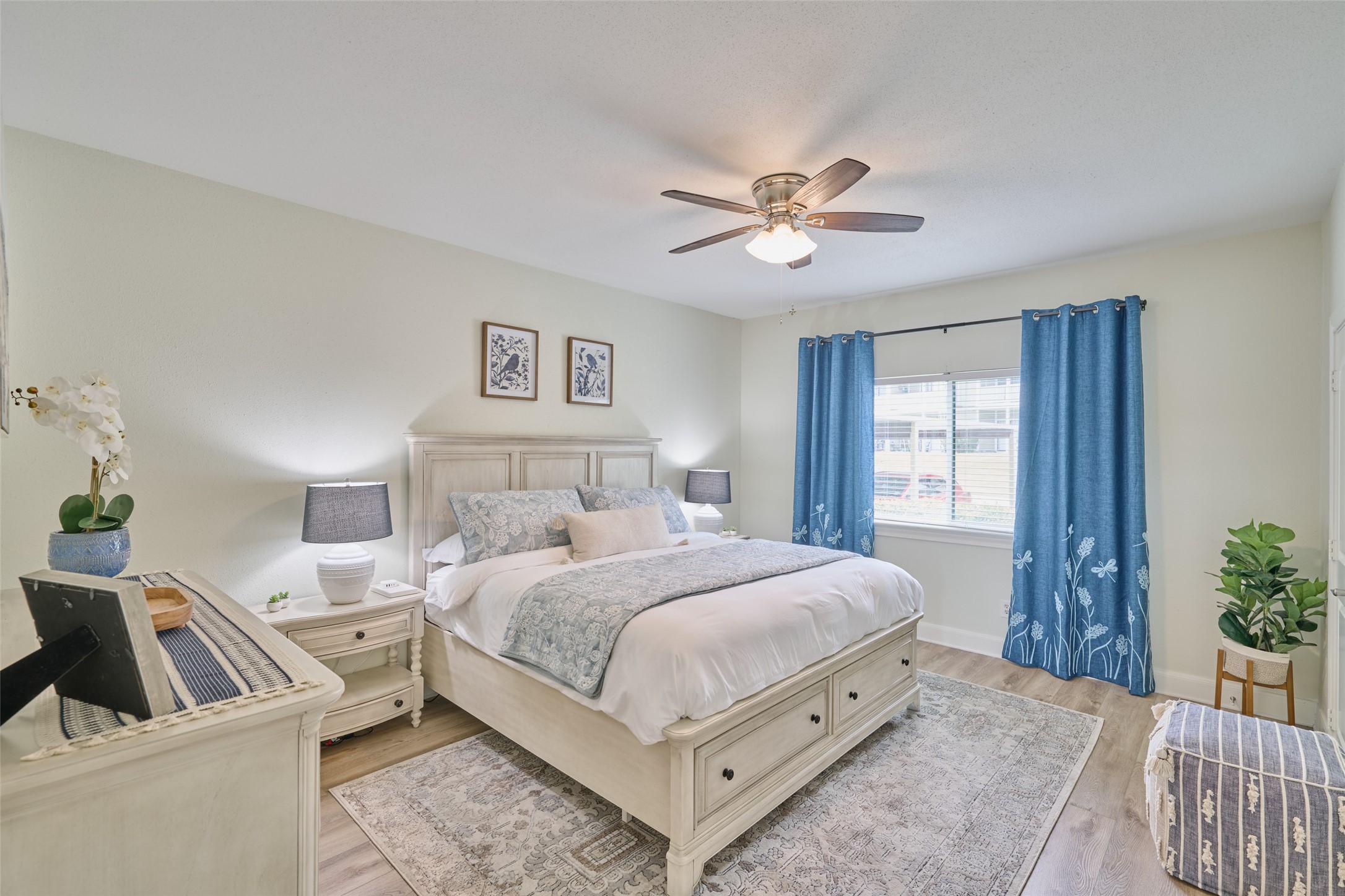 73 April Point Drive South Montgomery, TX 77356 - Photo 21 of 42 Downstairs primary bedroom with large picture window.