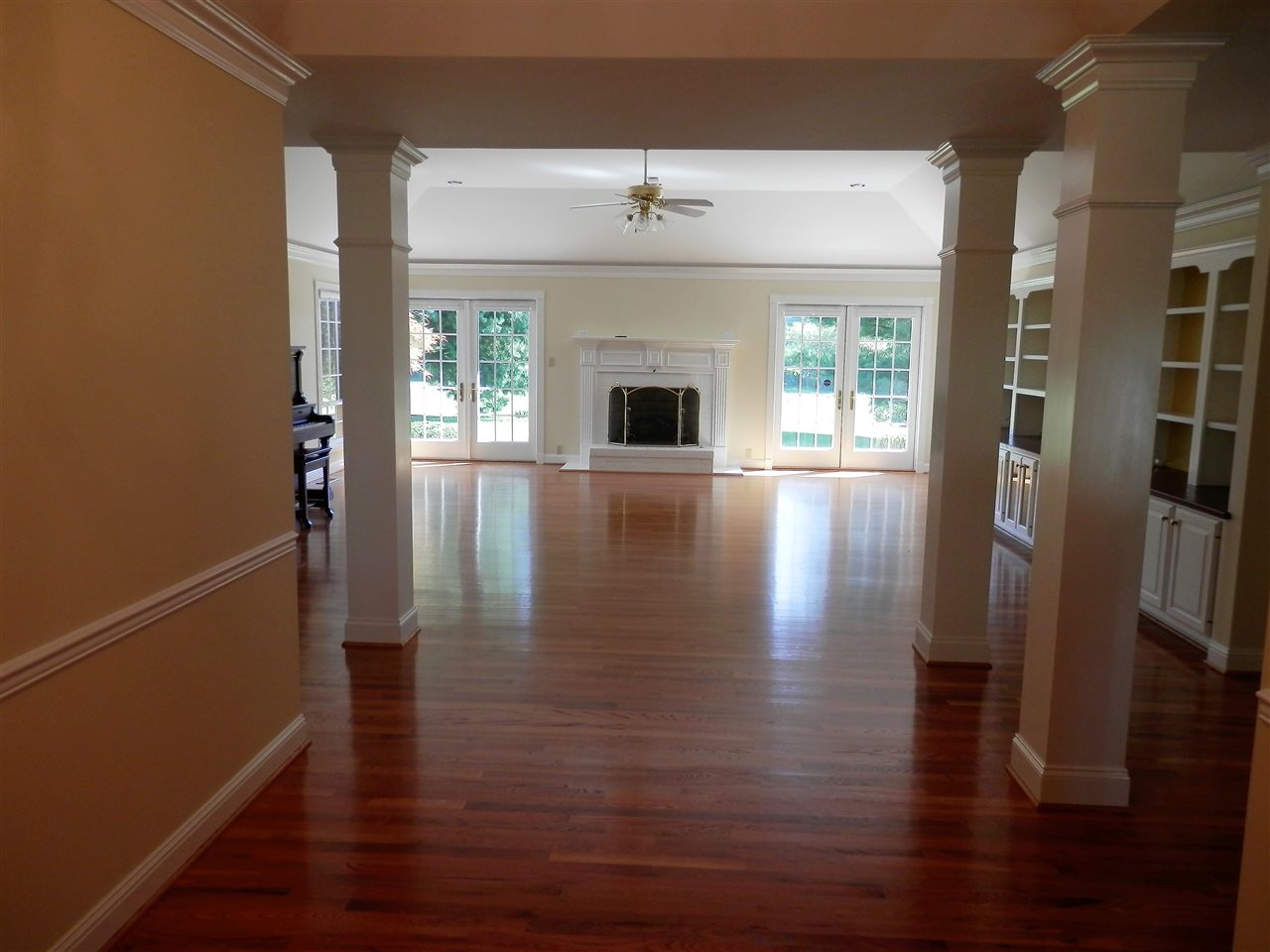 469 Coleytown Road Waynesboro, VA 22980 - Photo 7 of 47 a view of livingroom with hardwood floor and a fireplace