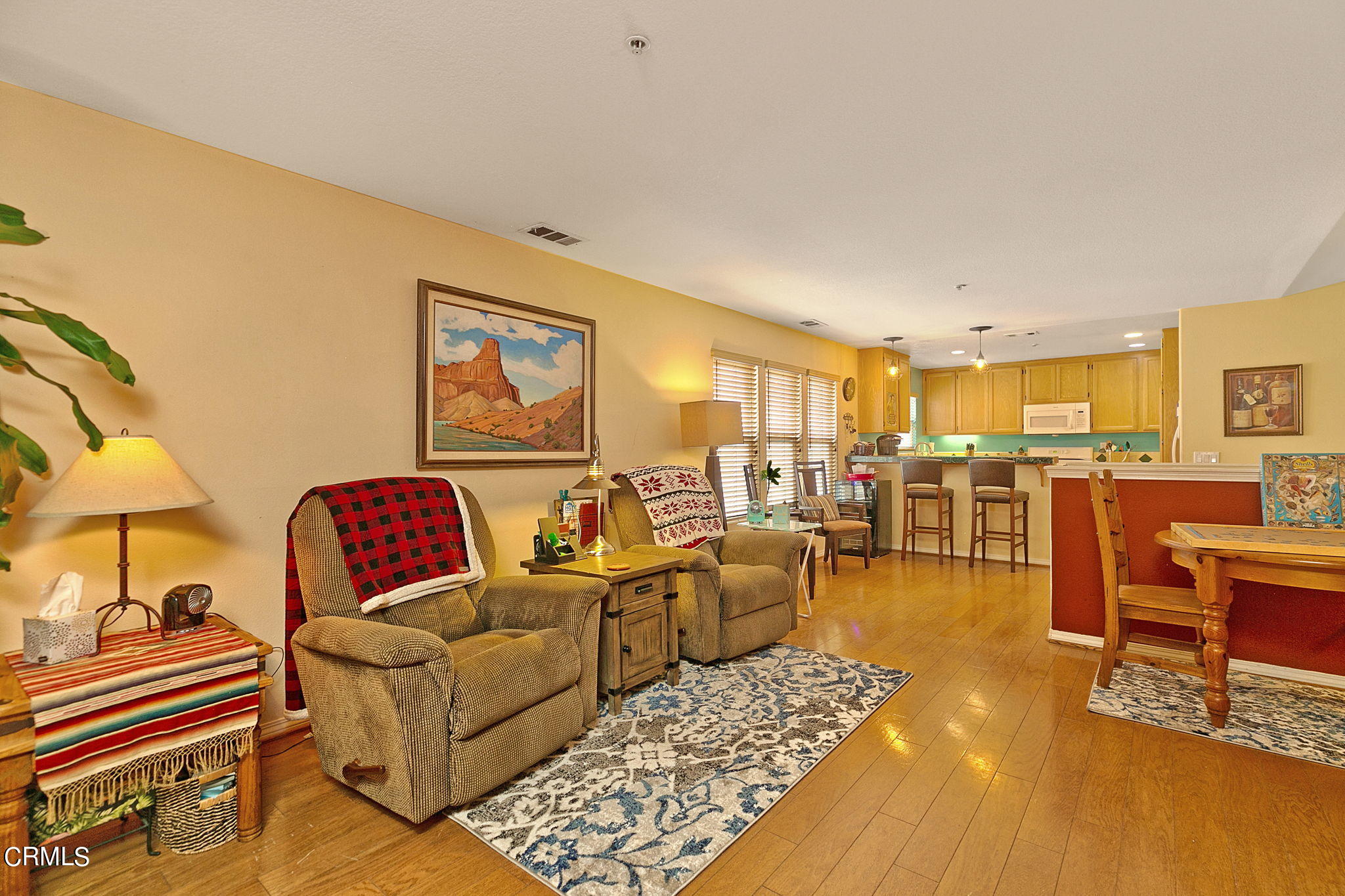 11172 Darling Road Ventura, CA 93004 - Photo 17 of 31 a living room with furniture and a view of kitchen