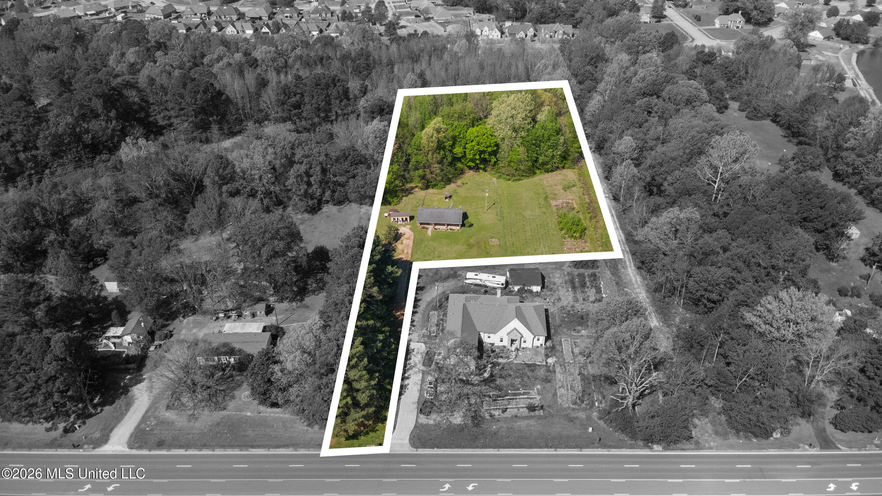 5855 Hacks Cross Road Olive Branch, MS 38654 - Photo 13 of 26 2_dji_0015_print lot lines