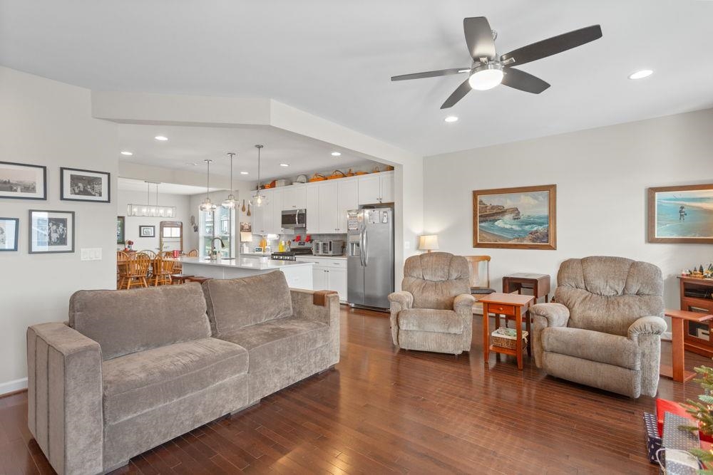 3060 Rutlege Road Harrisonburg, VA 22801 - Photo 7 of 37 a living room with furniture and kitchen view
