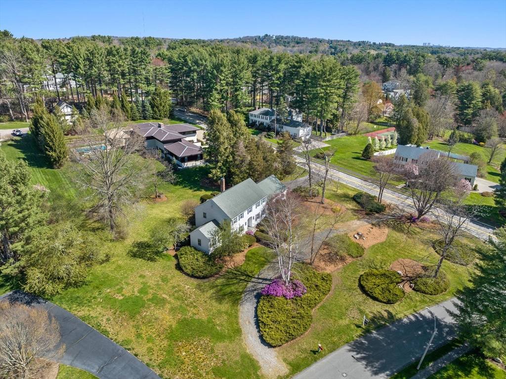 169 Fox Hill Road Needham, MA 02492 - Photo 18 of 22 a view of a lot of trees and houses