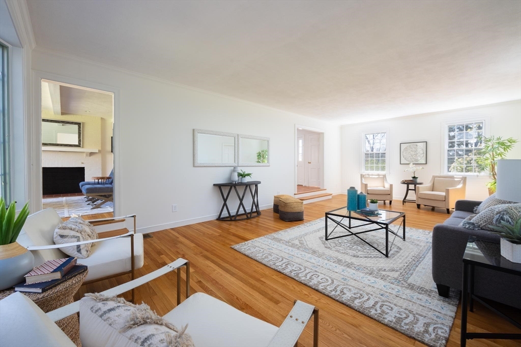 169 Fox Hill Road Needham, MA 02492 - Photo 3 of 22 a living room with furniture wooden floor and a window