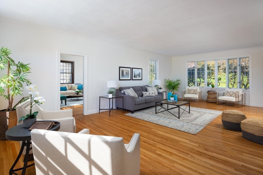 169 Fox Hill Road Needham, MA 02492 - Photo 4 of 22 a living room with furniture and a large window