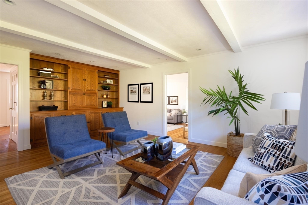169 Fox Hill Road Needham, MA 02492 - Photo 7 of 22 a living room with furniture and wooden floor