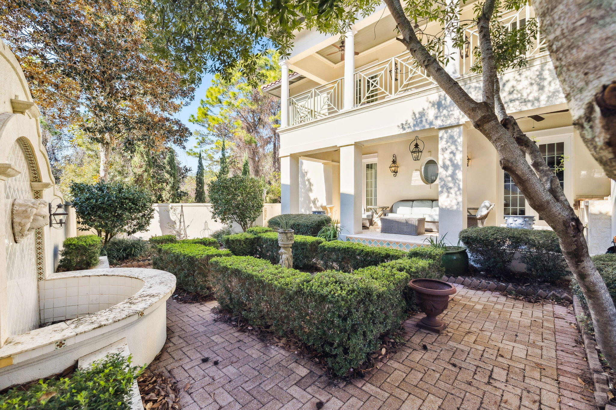 152 White Cliffs Boulevard Santa Rosa Beach, FL 32459 - Photo 18 of 82 a view of a house with a yard and furniture