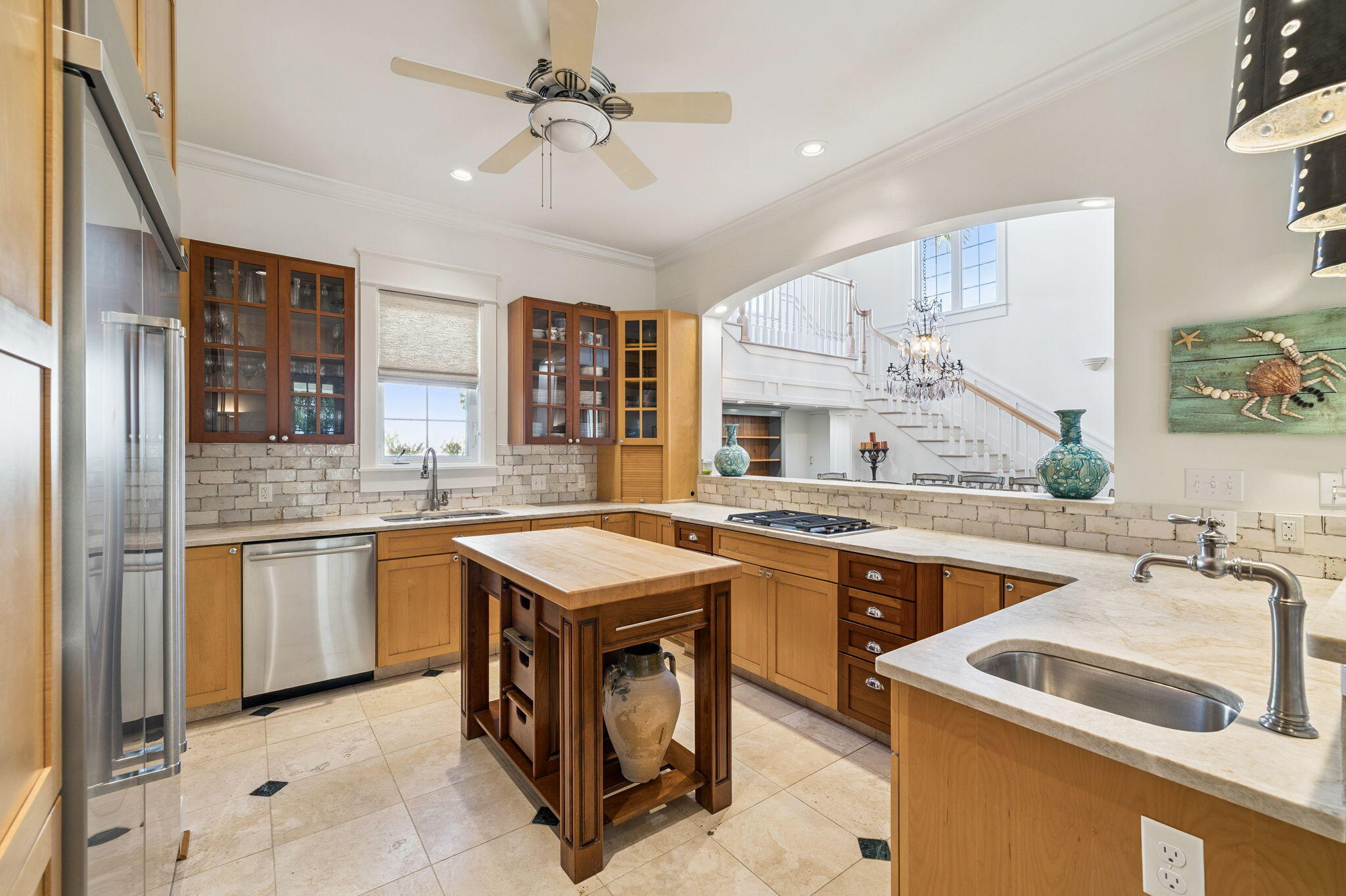152 White Cliffs Boulevard Santa Rosa Beach, FL 32459 - Photo 38 of 82 a kitchen that has a sink and a stove in it