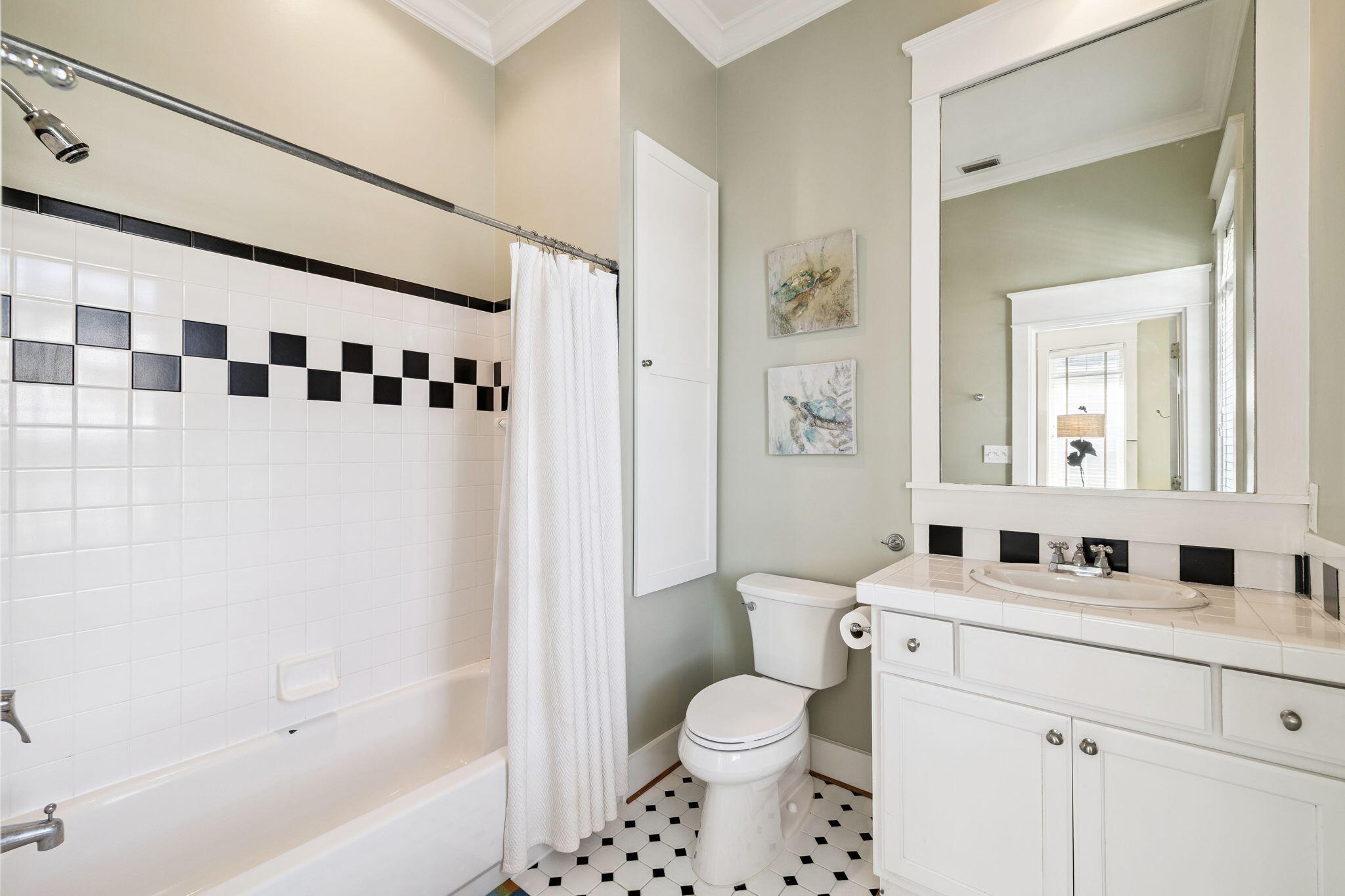 152 White Cliffs Boulevard Santa Rosa Beach, FL 32459 - Photo 49 of 82 a bathroom with a bathtub shower sink mirror and toilet