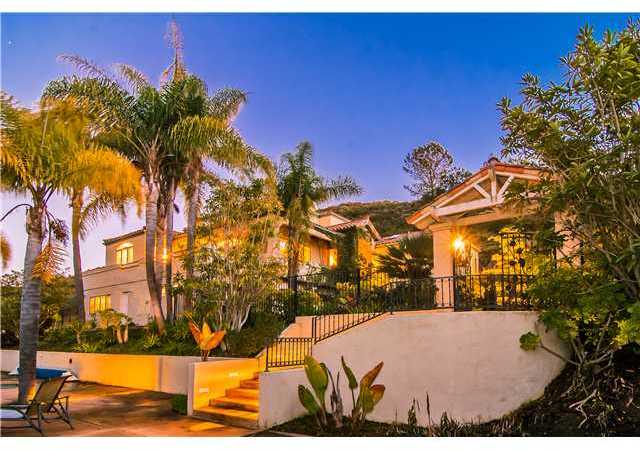 6635 Lago Corte Rancho Santa Fe, CA 92091 - Photo 1 of 25 Back Exterior at dusk