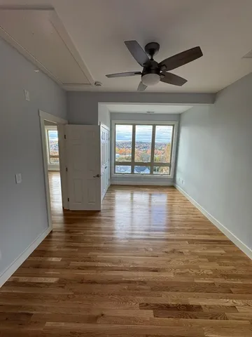 a view of a house with a wooden floor