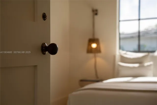 a view of a livingroom with furniture and wooden floor