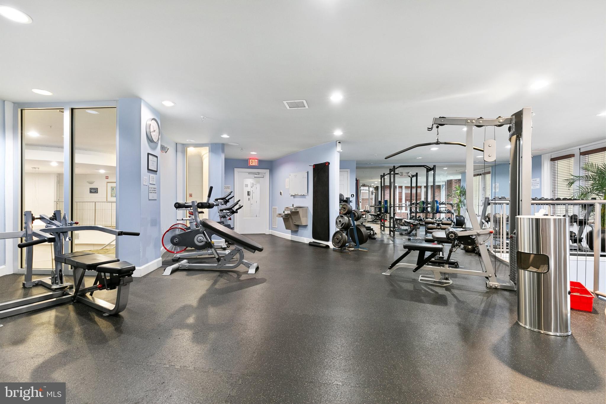7 Granite Place, Unit 316 Gaithersburg, MD 20878 - Photo 48 of 84 a view of a room with gym equipment