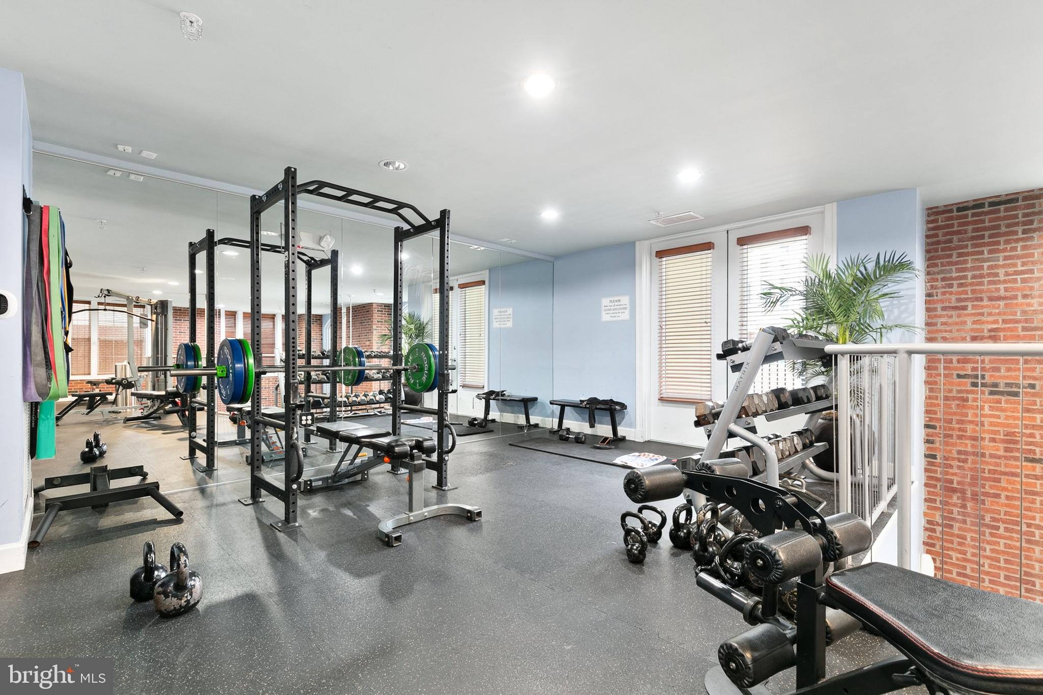 7 Granite Place, Unit 316 Gaithersburg, MD 20878 - Photo 49 of 84 a view of a room with gym equipment