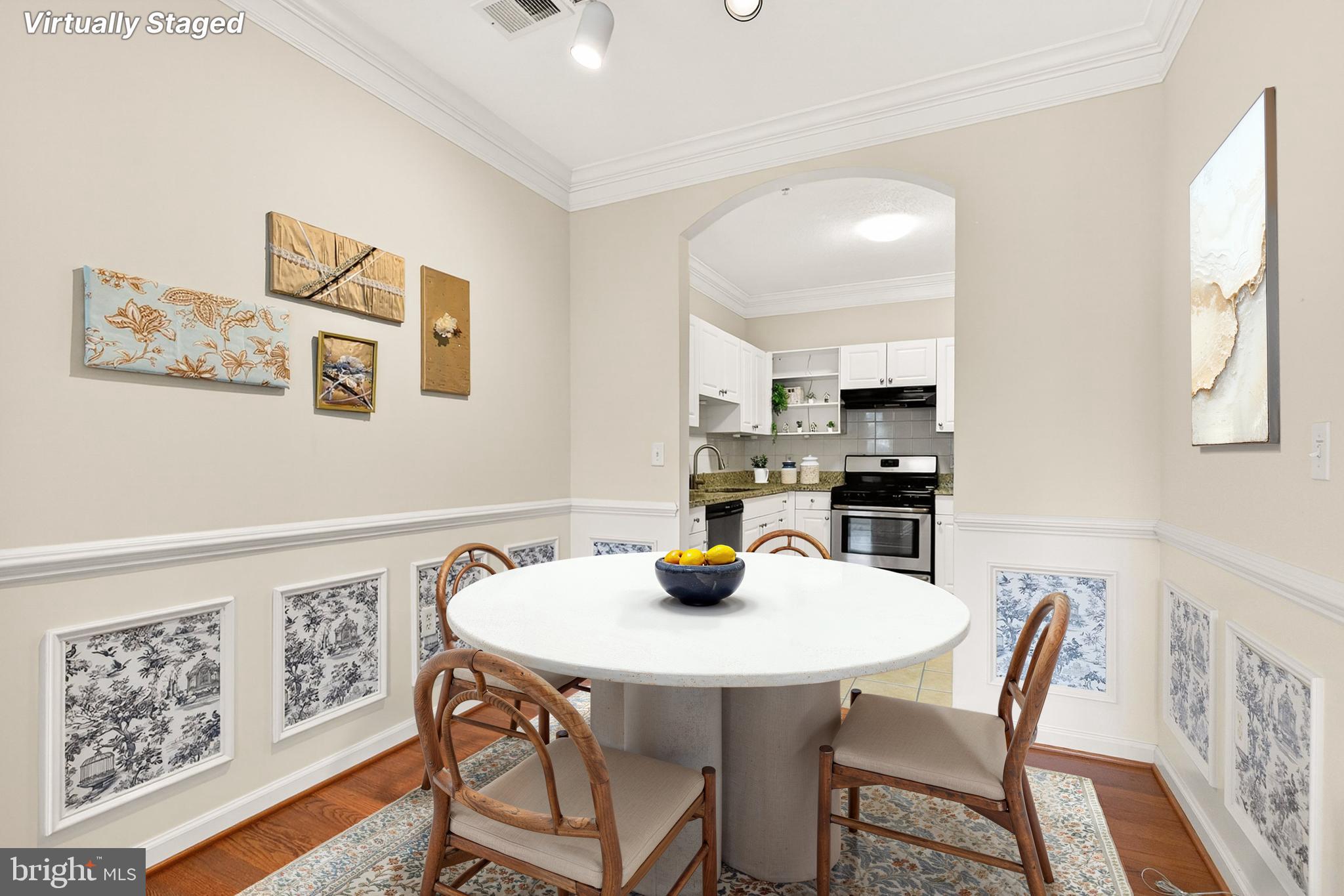 7 Granite Place, Unit 316 Gaithersburg, MD 20878 - Photo 7 of 84 a view of a dining room with furniture and window